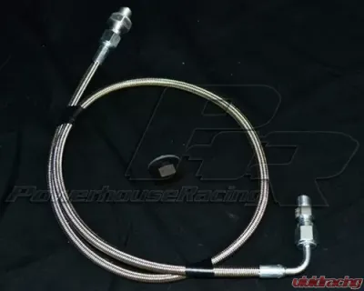 Powerhouse Racing Turbo Oil Feed Kit - Black Toyota Supra 1993-2002 - PHR 01012012.BK