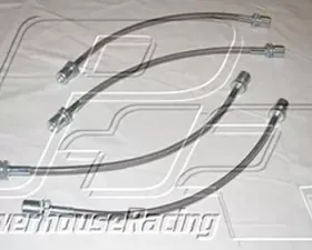 Powerhouse Racing Black Coated Stainless Clutch Line Toyota Supra | Lexus SC300 1991-2002