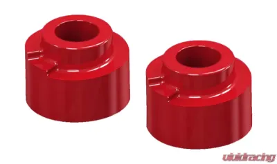 Prothane 05-09 Ford F250 SD 4wd Front Coil Spring 2.5in Lift Spacer - Red - 6-1712