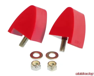 Prothane 64-73 Ford Mustang Front Bump Stops - Red - 6-1303