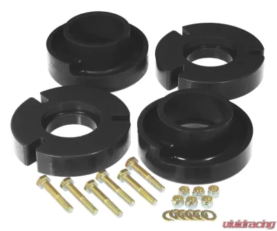 Prothane 04+ Ford F150 Front Coil Spring 2.5in Lift Spacer - Black - 6-1710-BL