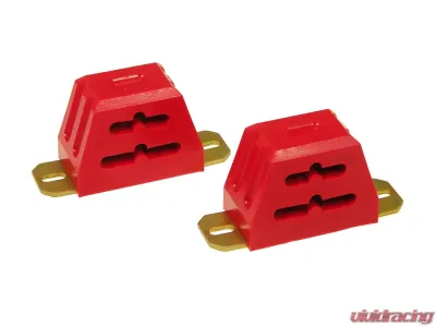 Prothane Universal Bump Stop 3 1/2 Multi-Mount - Red - 19-1309