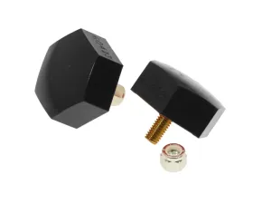 Prothane Universal Bump Stop 7/8 X 2 1/4in Dia. Hex - Black