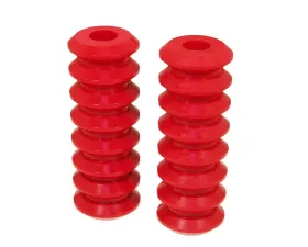 Prothane Universal Coil Spring Inserts - 10.5in High - Red
