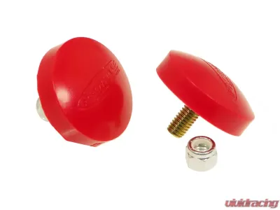 Prothane Universal Bump Stop 11/16X2 Button - Red - 19-1316