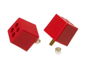 Prothane Universal Bump Stop 2X2X2 W 3/8in Stud - Red