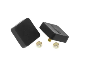 Prothane Universal Bump Stop 5/8X2X2 Sqr w/ Ctr Stud - Black