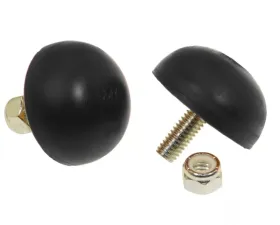 Prothane Universal Bump Stop 11/16X1 5/8 Dia Btn - Black