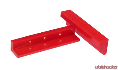 Prothane Universal Vice Pads Soft Jaw Kit - Red - 19-1450