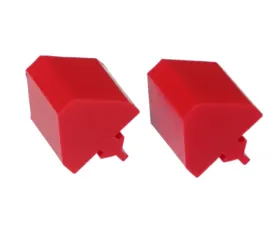Prothane Universal Bump Stop Pull Through Style - Red
