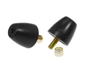 Prothane Universal Bump Stop 1 9/16X1 5/8 Cone - Black