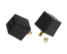 Prothane Universal Bump Stop 2X2X2 W 3/8in Stud - Black