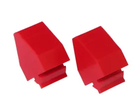 Prothane Universal Bump Stop Pull Through Style - Red