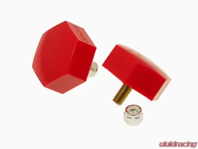 Prothane Universal Bump Stop 7/8 X 2 1/4in Dia. Hex - Red - 19-1320