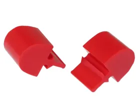 Prothane Universal Bump Stop Pull Through Style - Red