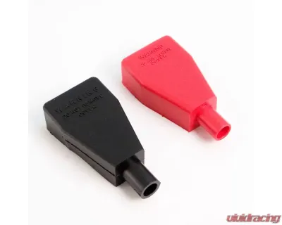 Braille Positive And Negative Rubber Terminal Covers Red And Black Color - 203