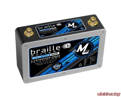 Braille Lithium Ion MiCRO-LiTE 12 Volt Battery | 1482 Amp | 10 x 3 x 7 inch | Right Positive - B128L