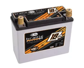 Braille Lightweight Advanced AGM Racing Battery | 1168 Amp | 8 x 4 x 6 inch | Right Positive