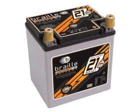 Braille Lightweight Advanced AGM Racing Battery | 1380 Amp | 7 x 5 x 7 inch | Right Positive