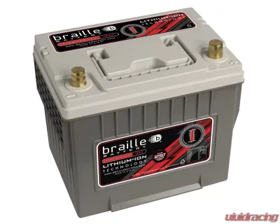 Braille Lithium Ion Intensity Lightweight Battery | 1250 Amp | 9 x 7 x 9 inch | Left Positive | BCI 25 - i25X