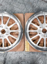 BC Forged FJ34 Wheel Set 18x8 | 18x11.5 5x130 +29mm Brushed Clear Porsche 930 Turbo CLEARANCE                                     - BCF-FJ34-18x8-18x10-29-5x130 - Image 3