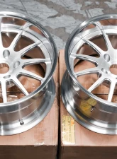 BC Forged FJ34 Wheel Set 18x8 | 18x11.5 5x130 +29mm Brushed Clear Porsche 930 Turbo CLEARANCE                                     - BCF-FJ34-18x8-18x10-29-5x130 - Image 4