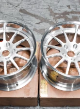 BC Forged FJ34 Wheel Set 18x8 | 18x11.5 5x130 +29mm Brushed Clear Porsche 930 Turbo CLEARANCE                                     - BCF-FJ34-18x8-18x10-29-5x130 - Image 2