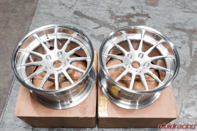 BC Forged FJ34 Wheel Set 18x8 | 18x11.5 5x130 +29mm Brushed Clear Porsche 930 Turbo CLEARANCE - BCF-FJ34-18x8-18x10-29-5x130
