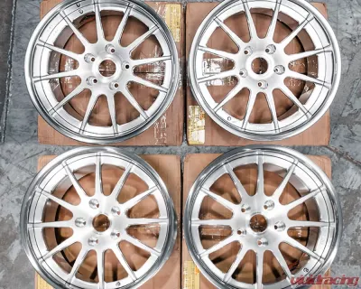 BC Forged FJ34 Wheel Set 18x8 | 18x11.5 5x130 +29mm Brushed Clear Porsche 930 Turbo CLEARANCE - BCF-FJ34-18x8-18x10-29-5x130