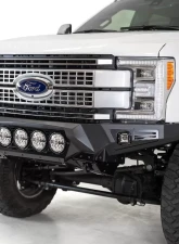 2017-2022 Ford Super Duty F-250 F-350 Addictive Desert Designs Bomber Front Bumper                                     - F160014110103 - Image 2