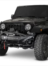 2007-2018 Jeep Wrangler JK Addictive Desert Designs Stealth Fighter Front Bumper                                     - F951232080103 - Image 4