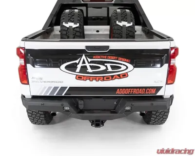 2019-2022 Chevrolet Silverado 1500 2019-2022 GMC Sierra 1500 Addictive Desert Designs Stealth Rear Bumper - R447711280103