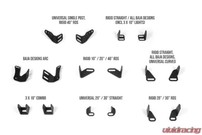 Addictive Desert Designs Light Mount Kit - ACNA158501NA