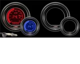 ProSport 52mm Blue | Red EVO Digital Series Digital Wideband Air Fuel Ratio Gauge Kit