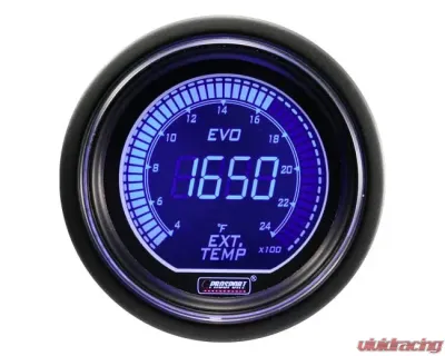 Prosport Performance Exhaust Gas Temperature with Temp | Probe- Digital Display - 216EVOEGT.F