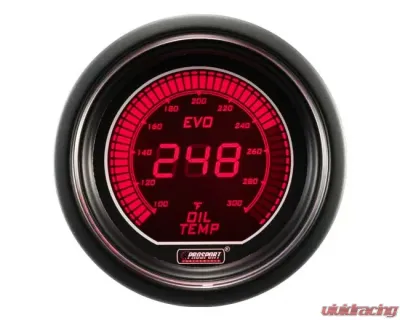 Prosport Performance Oil Temperature Electric with Temp | Sensor Digital Display - 216EVOOT.F