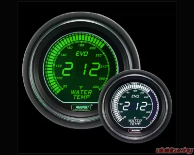 Prosport Performance Water Temp | Electric with Temp | Sensor Digital Display - 216EVOWGWT.F
