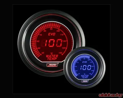 Prosport Performance Water Temp | Electric with Temp | Sensor Digital Display - 216EVOWT-C