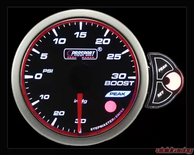 Prosport Performance Boost Gauge Electric with Sender Blue | White | Amber 52mm - 216HLBO270-PK.PSI