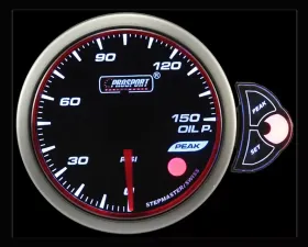 Prosport Performance Oil Pressure Gauge Electric with Sender | Blue | White | Amber 52mm