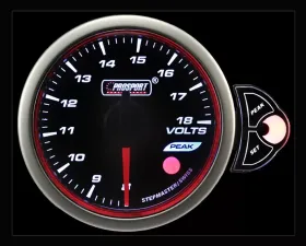 Prosport Performance Volt Gauge Blue | White | Amber 52mm-Halo