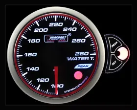 Prosport Performance Water Temp | Gauge Electric with Sender | Blue | White | Amber
