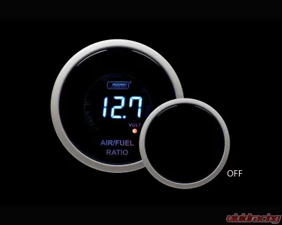 Prosport Performance Air | Fuel Ratio | Voltage Gauge-52mm-Digital Blue LCD - 216SAFLED-BLU