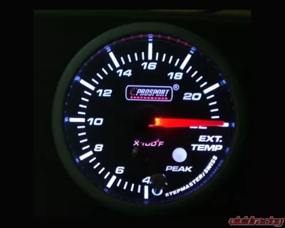 Prosport Performance Exhaust Gas Temperature Electric with Probe Warning | Peak - 216SMEGTSWL270PK.F