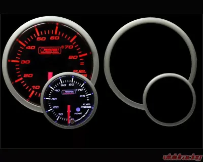 Prosport Performance Fuel Pressure Electric with Sender Warning | Peak - 216SMFPSWL270-PK.PSI