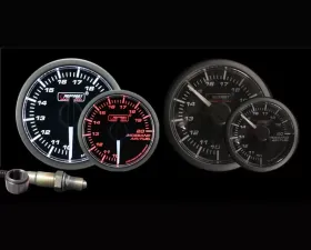 Prosport Performance Wideband Air Fuel Ratio with Bosch O2 Sensor Gauge Kit | Peak Warning