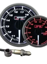 Prosport Performance Wideband Air Fuel Ratio with Bosch O2 Sensor Gauge Kit | Peak Warning                                     - 216SMWAAFRWNCL-WO-SF - Image 3
