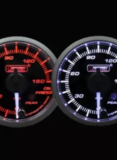 Prosport Performance Oil Pressure Electric with Sender Warning | Peak Hold                                     - 216SMWAOPWNCL270-PK.PSI - Image 2