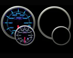 Prosport Performance Oil Temperature Electric with Sender with Warning | Peak Hold