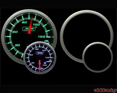 Prosport Performance Oil Pressure Electric with Sender Warning | Peak Hold - 216SMWGOPSWL270-PK.PSI